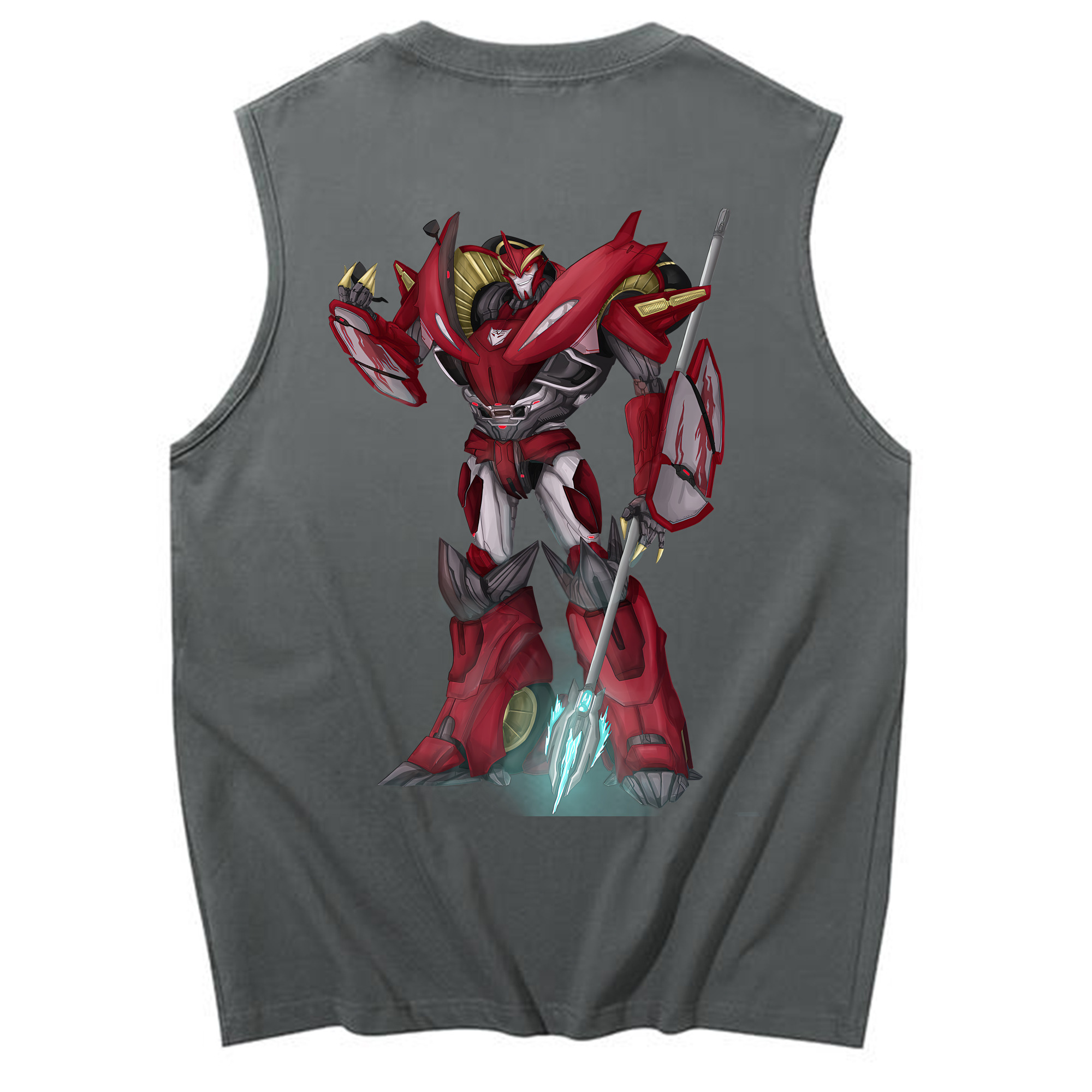（画像用） Transformers トランスフォーマー コットン100％タンクトップ（背面プリント）
